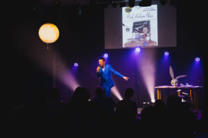 Prestataire technique son & lumière à Bordeaux - One man show Christophe Gameiro 2025