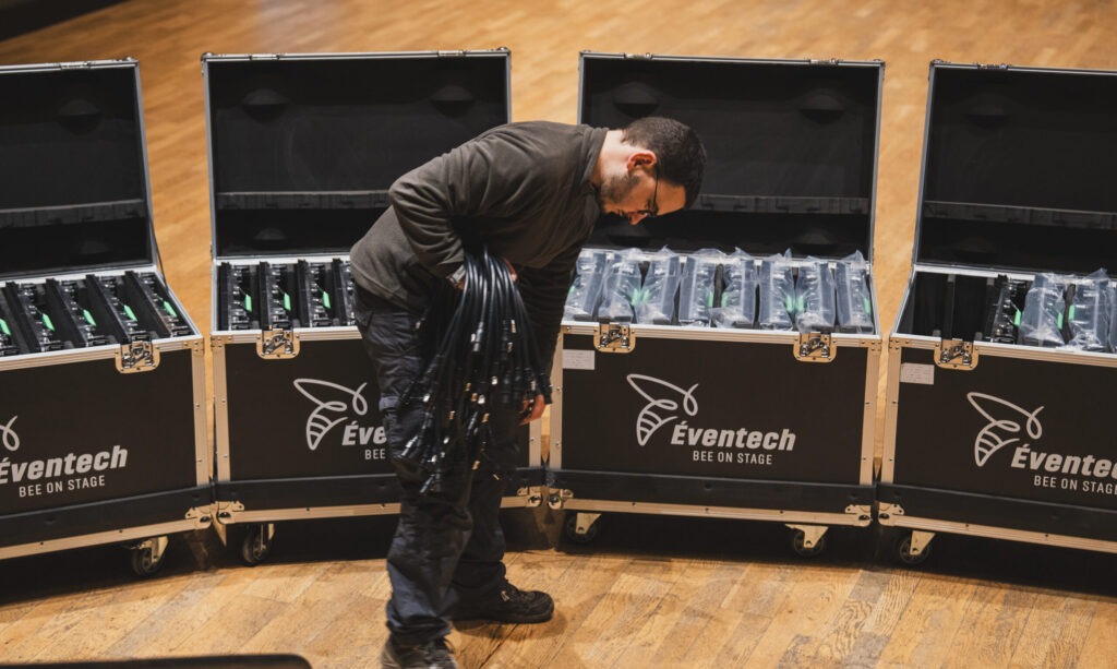 écran LED 7m2 pitch 2,9 mm Eventech Bordeaux location installation