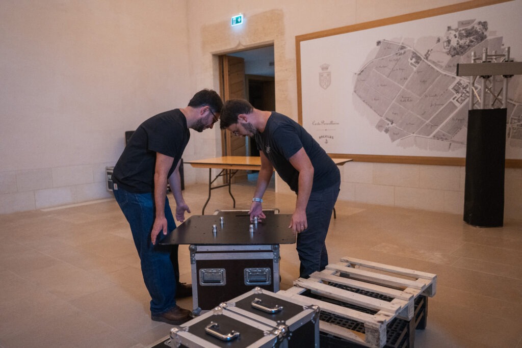 sonorisation conférence château angelus saint emilion